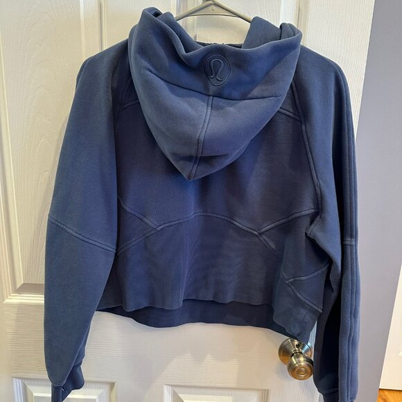 Lululemon Scuba Oversized Half-Zip Hoodie, Pitch Blue (xs/s) - Picture 3 of 6